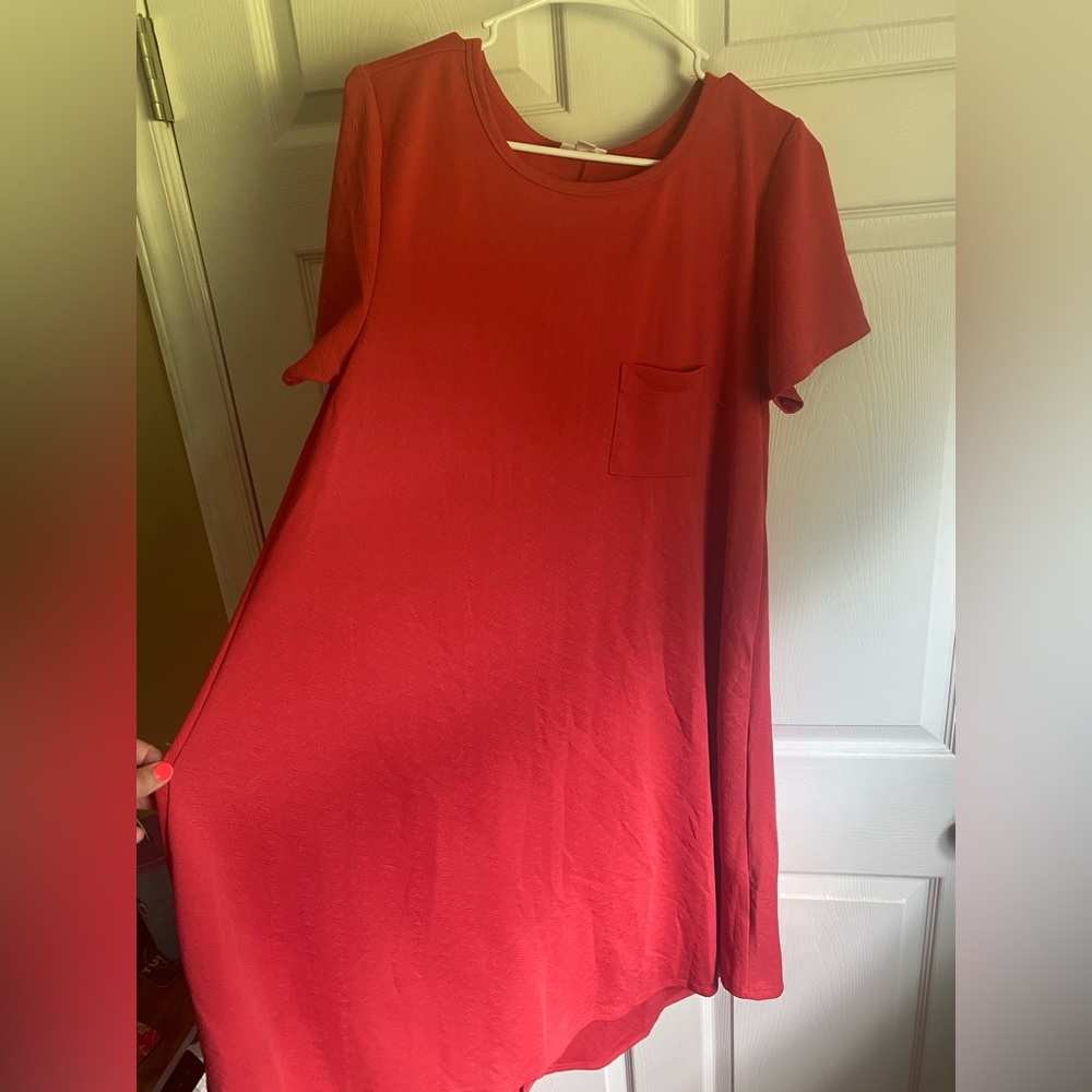 Lularoe dress size large color red